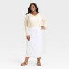 Women's Open Stitch V-Neck Pullover Sweater - Universal Thread™ - 3 of 3