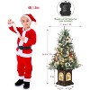 3ft Artificial Christmas Tree With 78 LED Lights, Snowman Base, Battery Operated, 8 Modes, Fiber Optic for Living Room - 4 of 4