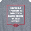 Women's - Ferris Bueller's Day Off - How Could I Possibly Graphic Racerback Tank - 2 of 4