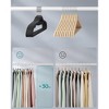SONGMICS Coat Hangers Non-Slip Clothes Hangers Space-Saving Plastic Hangers 360°Swivel Rose Gold Hook - 4 of 4