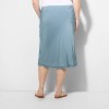 Women's Lace Trim Midi A-Line Skirt - Wild Fable™ - 3 of 3