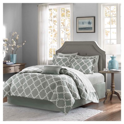 Madison Park Essentials Merritt 6 PC Daybed Set Reversible Quilt Bedding Taupe for sale online