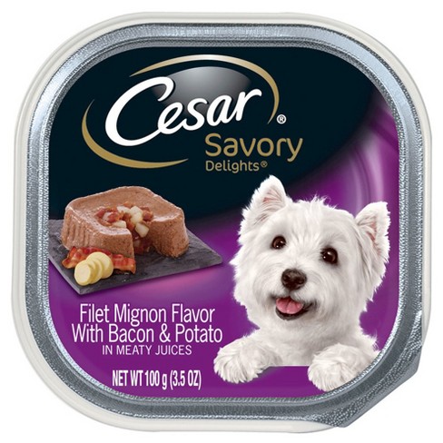 CESAR® Canine Cuisine Savory Delights Filet Mignon Flavor ...