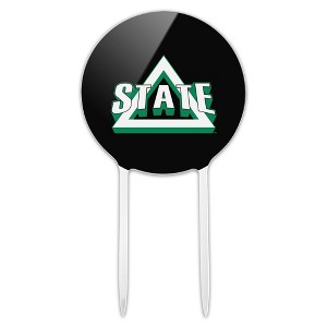 Delta State Secondary Logo  Acrylic Cake Topper Party Decoration for Wedding Anniversary Birthday Graduation - 1 of 4