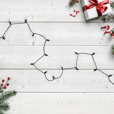Northlight LED Mini Christmas Lights - Warm White  - 15.75’ Green Wire - 50ct