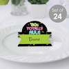 Big Dot of Happiness 80’s Retro - Totally 1980s Party Tent Buffet Card - Table Setting Name Place Cards - Set of 24 - 2 of 4