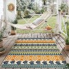 World Rug Gallery Ronda Contemporary Bohemian Indoor/Outdoor Area Rug - 2 of 4