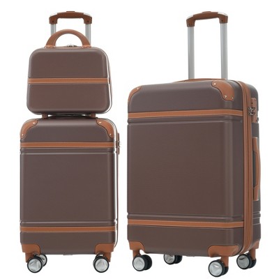 Lycvki 3 Pieces 20"+24" Hardshell Luggage Sets with TSA Lock Lightweight