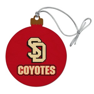 South Dakota Secondary Logo Wood Christmas Tree Holiday Ornament - 1 of 4