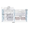 YONWAY Multi-Purpose Children's Toy Organizer, with 2 Tier Bookshelf and 12 Bins Ideal Storage Solution for Toys Clutters in Home - 4 of 4