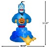Gemmy Projection Airblown Inflatable Kaleidoscope Aladdin Genie Scene Disney (Blue), 8 ft Tall, Multicolored - 3 of 4