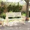 vidaXL Patio Bench 2-Seater Solid Wood Fir - 3 of 4