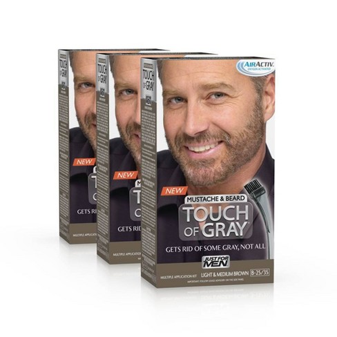 Just For Men Light Medium Brown Permanent Hair Color 3pk Target