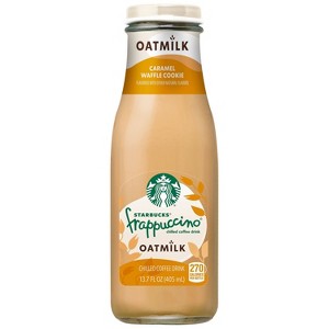 Starbucks Frappuccino Oatmilk Caramel Waffle Cookie Coffee Drink - 13.7 fl oz Bottle - 1 of 3