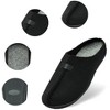 Alpine Swiss Bruce Mens Felt Faux Wool Clog Slippers Comfortable Slip On House Shoes - 3 of 4