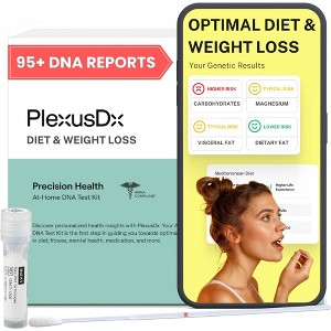 PlexusDx Diet & Weight Loss Genetic Test | At-Home DNA Test Kit | CLIA Lab | Health Test | 95+ Reports - 1 of 4