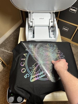 Cricut 19"x12" Reflective Iron On Rainbow : Target