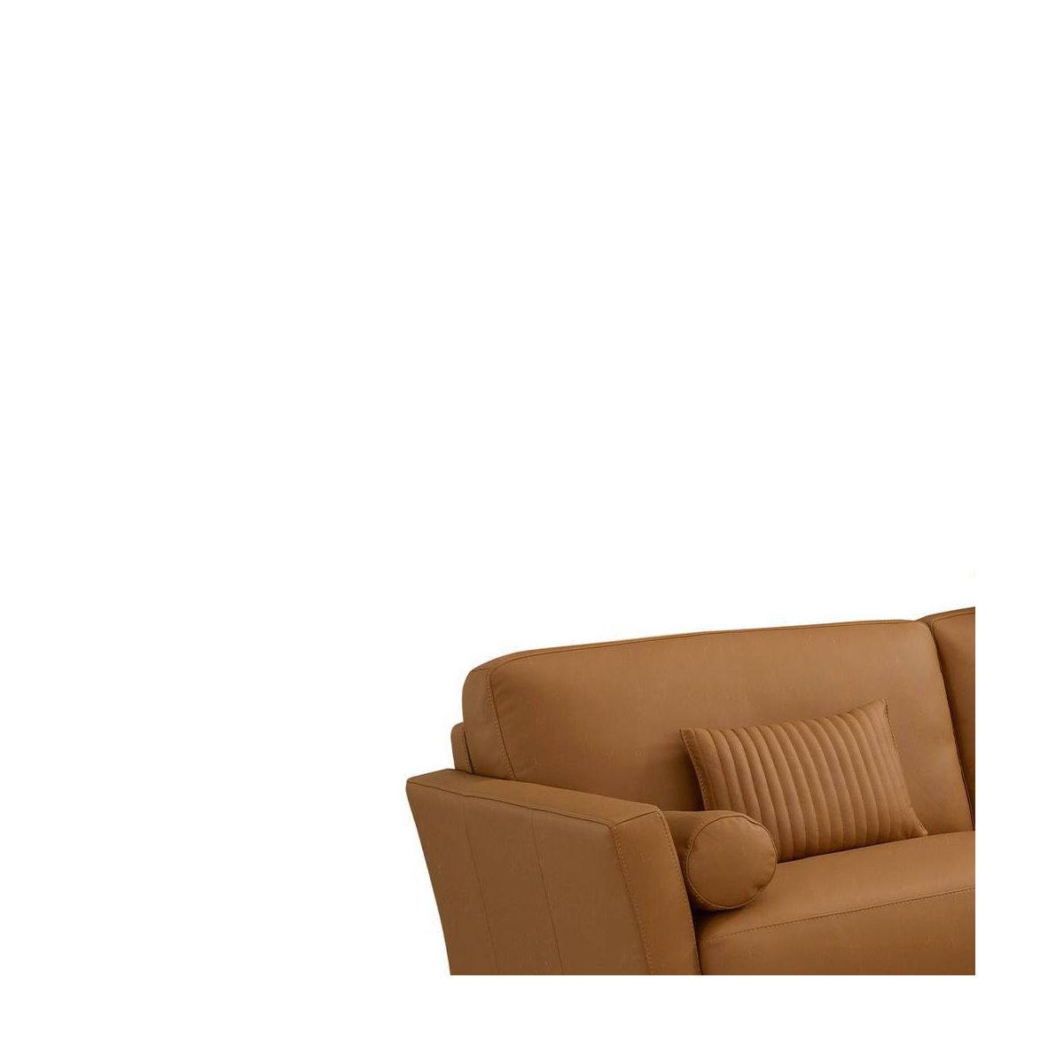 68" Tussio Sofa Saddle Tan Leather - Acme Furniture - thumbnail 4