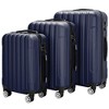 KTMBDW 3 Piece Luggage Sets, Lightweight with Spinner Wheels TSA Lock Hardside Travel Rolling Suitcases 20/24/28in for Carry On Check-in Business Trip - 4 of 4