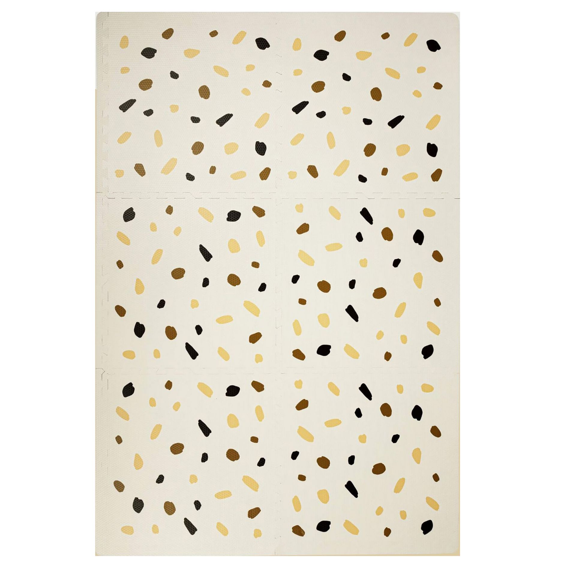 Hakuna Matte: Stylish Baby Play Mat: Confetti & White Design - 72x48'