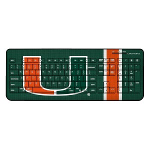 NCAA ACC Universities Stripe Wireless USB Keyboard - 1 of 4