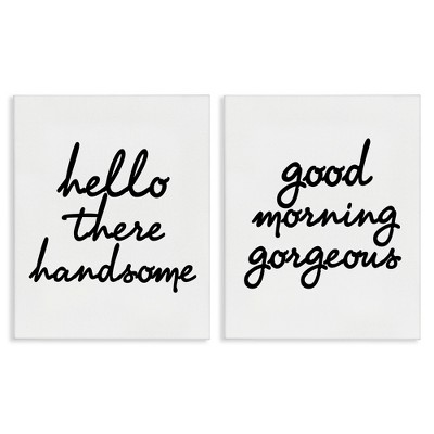 Stupell Industries Handsome & Gorgeous Greetings, 24" x 30"