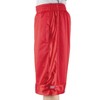 3 Pack Shaka Wear Men's Basketball Shorts, Mesh Workout Gym Running with Pockets - 4 of 4