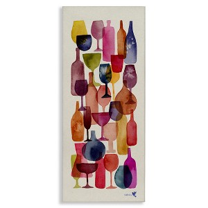 Stupell Industries Layered Wine Glasses Painting Canvas Art - 1 of 4