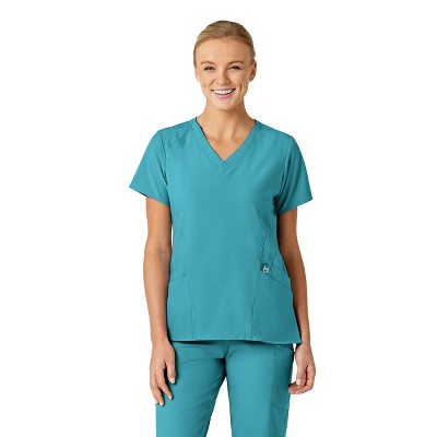 Wink W123 Women's Stylized V-Neck Scrub Top