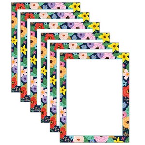 Teacher Created Resources® Wildflowers Computer Paper, 50 Sheets Per Pack, 6 Packs - 1 of 4