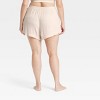 Women's Cozy Ribbed Shorts - Auden™ - 2 of 3