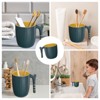 Unique Bargains Home Travel Durable Plastic Toothbrush Holder Toothbrush Cup 1 Pc - 4 of 4