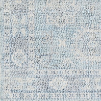 Westdorp 5' x 7'6" Denim Blue Wool and Cotton Tufted Area Rug