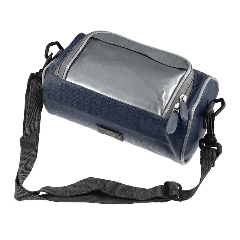 Unique Bargains Bike Handlebar Bag with Touch Screen Phone Holder Front Storage Bag 1 Pc, 1 of 7