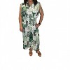 Women's Paisley Print Summer Jumpsuit - Ces Femme - 3 of 4