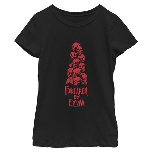 Girls Avatar: Fire and Ash Red Skulls Forsaken By Eywa T Shirt - 1 of 4