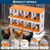 Jojoka Chicken Coop Nesting Box with Ventilation Holes, Durable Galvanized Steel Laying Box for Hens & Ducks, Space-Saving Design for Poultry - 3 of 4