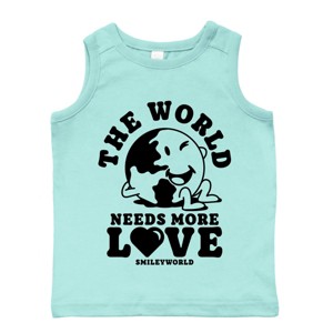 The Juniper Shop SmileyWorld The World Needs More Love Toddler Tank - 1 of 4