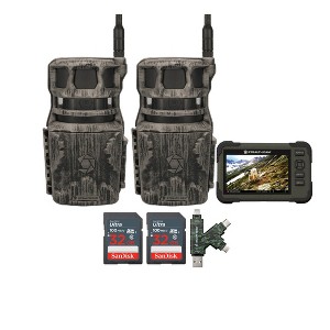 Stealth Cam Revolver 40MP Pro 360 Degree Cellular Trail Camera with Card Viewer 32GB Memory Cards and Card Reader (2 Pack) - 1 of 4