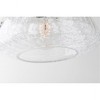 Mitzi Maya 1 - Light Pendant in  Polished Nickel Clear Crackle Shade - image 2 of 3