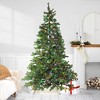 Northlight Real Touch™️ Pre-Lit Green Mountain Pine Artificial Christmas Tree - 7.5' - Multicolor LED Lights - 2 of 4
