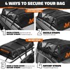Mockins 40 Cubic Ft Roof Carrier Cargo Bag - 72"x48"x20"-Black - 4 of 4