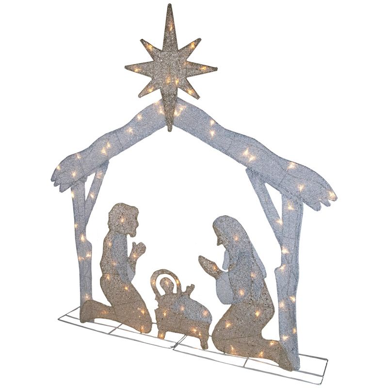 Northlight 44" LED Lighted Holy Family Nativity Scene Outdoor Christmas Decoration, 5 of 6
