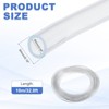 Unique Bargains Clear Hose, Lightweight Plastic Tube - 2 of 4