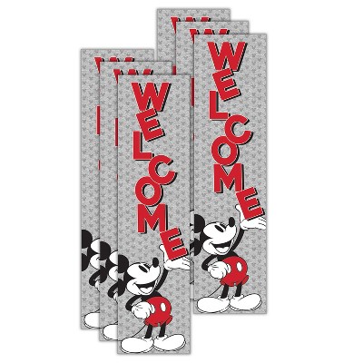 Eureka® Mickey Mouse® Throwback Welcome Vertical Banner, 12" x 45", Pack of 6