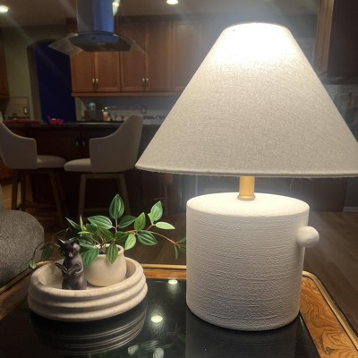 SET top OF 2 NWT Threshold Studio McGee Small Assembled Two Tone Cream Table Lamp