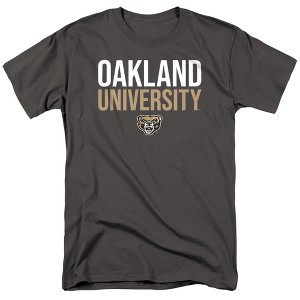 Men's Oakland University Official Stacked T-Shirt - 1 of 4
