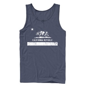 Men's Lost Gods Classic California Republic Bear Tank Top - 1 of 3