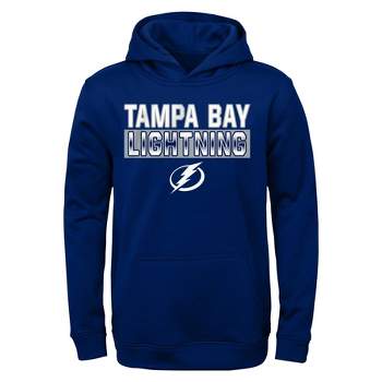 NHL Tampa Bay Lightning Boys' Poly Fleece Hooded Sweatshirt