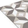 GoodGram Peel N' Stick DIY Retro 12x12 Self Adhesive Vinyl Floor Tile - 20 Tiles (20 Total SF in a Box) - Prism Marble - 20 Tiles/20 sq. ft. - 4 of 4